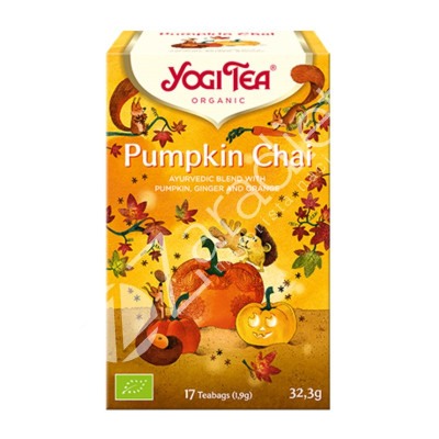 TE PUMPKIN CALABAZA CHAI 17FILTROS - YOGI