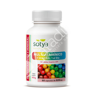 MULTIVITAMINICO Y MINERAL 820MG 60 CAP