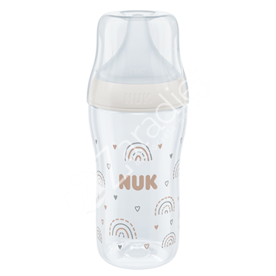 BIBERON PM PP SILICONA 0-6M M ARCOIRIS 260ML - NUK