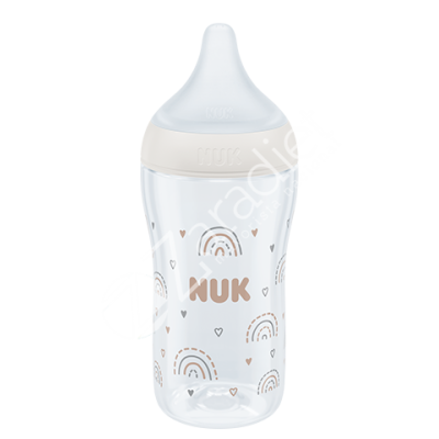 BIBERON PM PP SILICONA 0-6M M ARCOIRIS 260ML - NUK