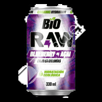 BEBIDA ISOTONICA ARANDANO Y ACAI BIO 330ML - RAW ORGANIC HYDRATION