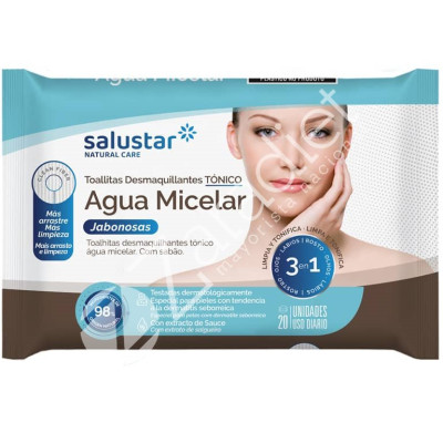 TOALLITA DESMAQUILLANTE TONICO AGUA MICELAR 20UD
