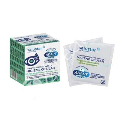 TOALLITAS ESTERILIZADAS HIGIENE OCULAR 20 MONODOSIS