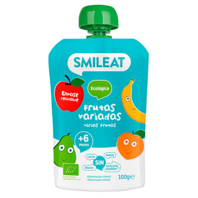 POUCH DE FRUTAS VARIADAS 100GR ECO - SMILEAT