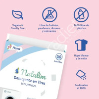 DETERGENTE EN TIRAS NEUTRA CAJA 40 LAVADOS - NATULIM