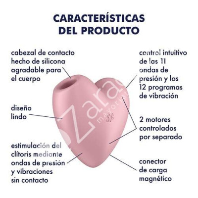 CUTIE HEART LIGHT RED - SATISFYER