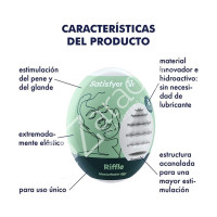 MASTURBATOR EGG SINGLE RIFFLE - SATISFYER