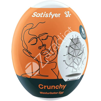 MASTURBATOR EGG SINGLE CRUNCHY - SATISFYER