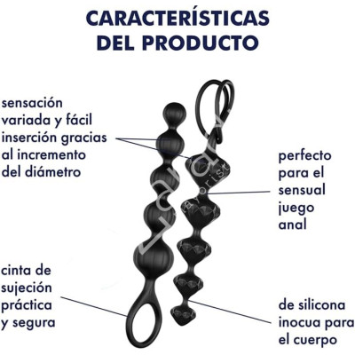LOVE BEADS BLACK - SATISFYER