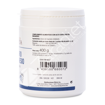CLORURO MAGNESIO 400G - ANA Mª LAJUSTICIA