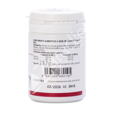 GINSENG + JALEA REAL 60CAP - ANA Mª LAJUSTICIA