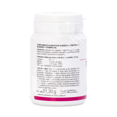 TRIPTÓFANO MAGN+VITAMINA B6 60COMP - ANA Mª LAJUSTICIA