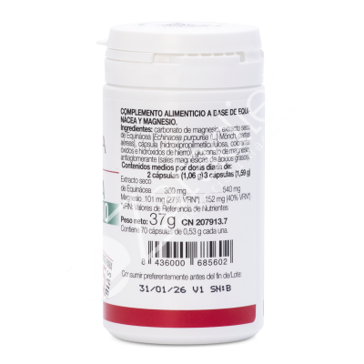 EQUINACEA CON MAGNESIO 70CAP - ANA Mª LAJUSTICIA