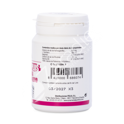 TRIPTÓFANO ASHWAGANDA + RHODIOLA + MG 60COMP - ANA Mª LAJUSTICIA