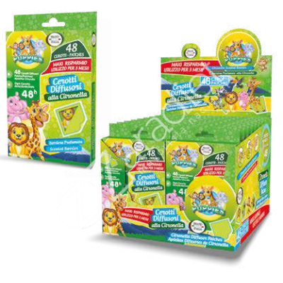 EXPOSITOR PARCHES PUPPIES ANTIMOSQUITOS 48UD
