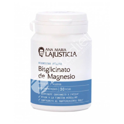 BISGLICINATO DE MAGNESIO 60COMP - ANA Mª LAJUSTICIA