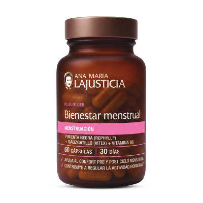 BIENESTAR MENSTRUAL 60CAP - ANA Mª LAJUSTICIA