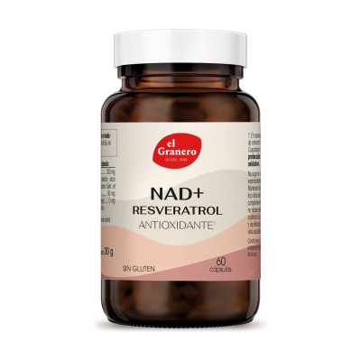 NAD + RESVERATROL 60CAP - EL GRANERO