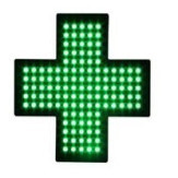 CRUZ DE FARMACIA LED INTERIOR CROSS 30X30 CM - MEDICAL CARRIER
