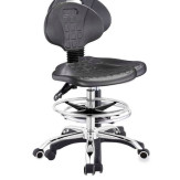 SILLA DE LABORATORIO CON RUEDAS NEGRA - MEDICAL CARRIER