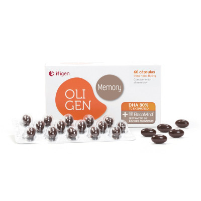 Oligen Memory 60 Cápsulas con DHA y Brahmi | Ifigen