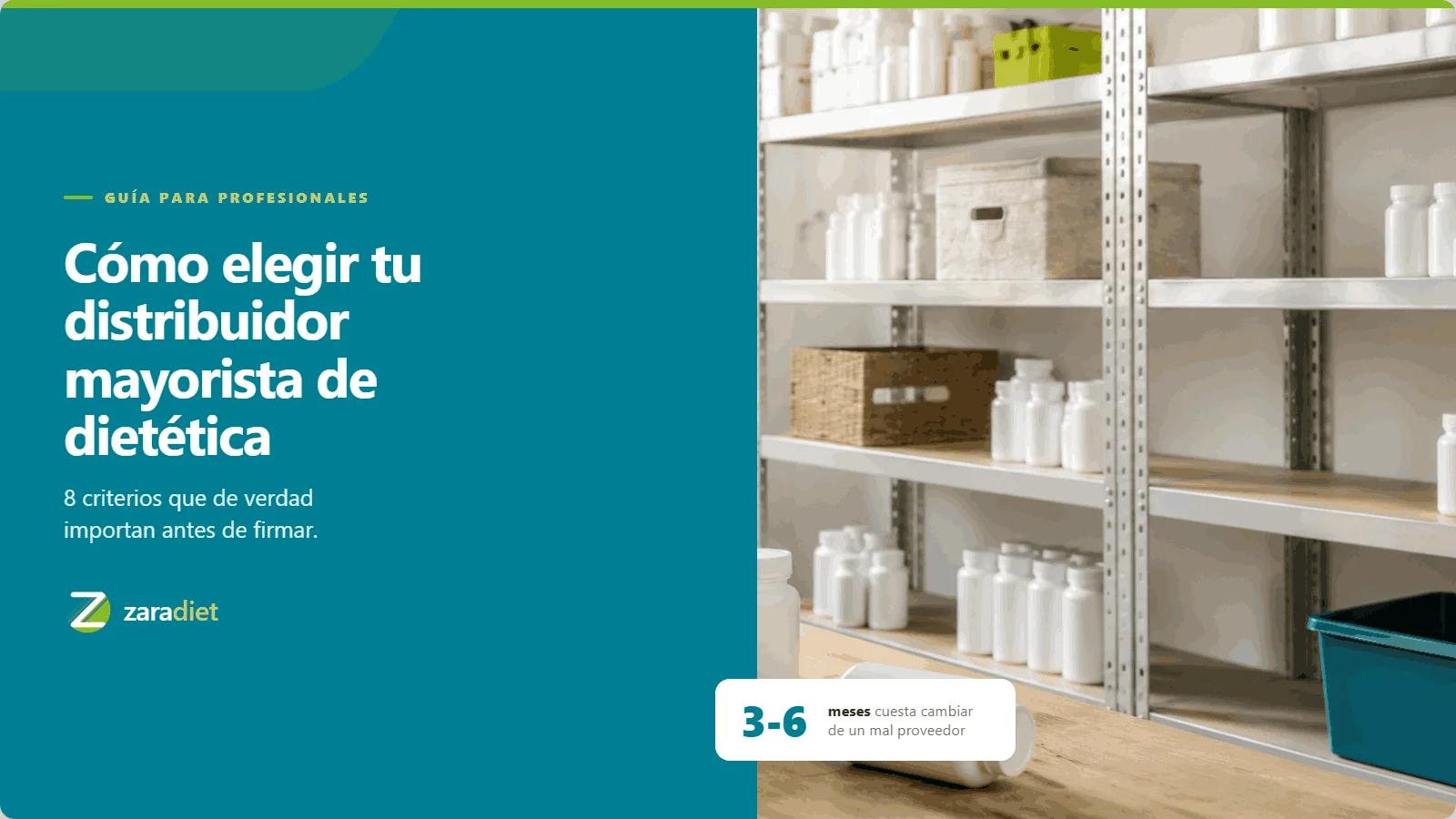 Cómo elegir un distribuidor mayorista de dietética y parafarmacia